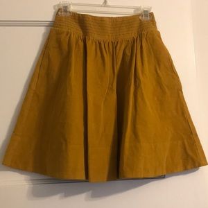 Anthropologie Corduroy Skirt